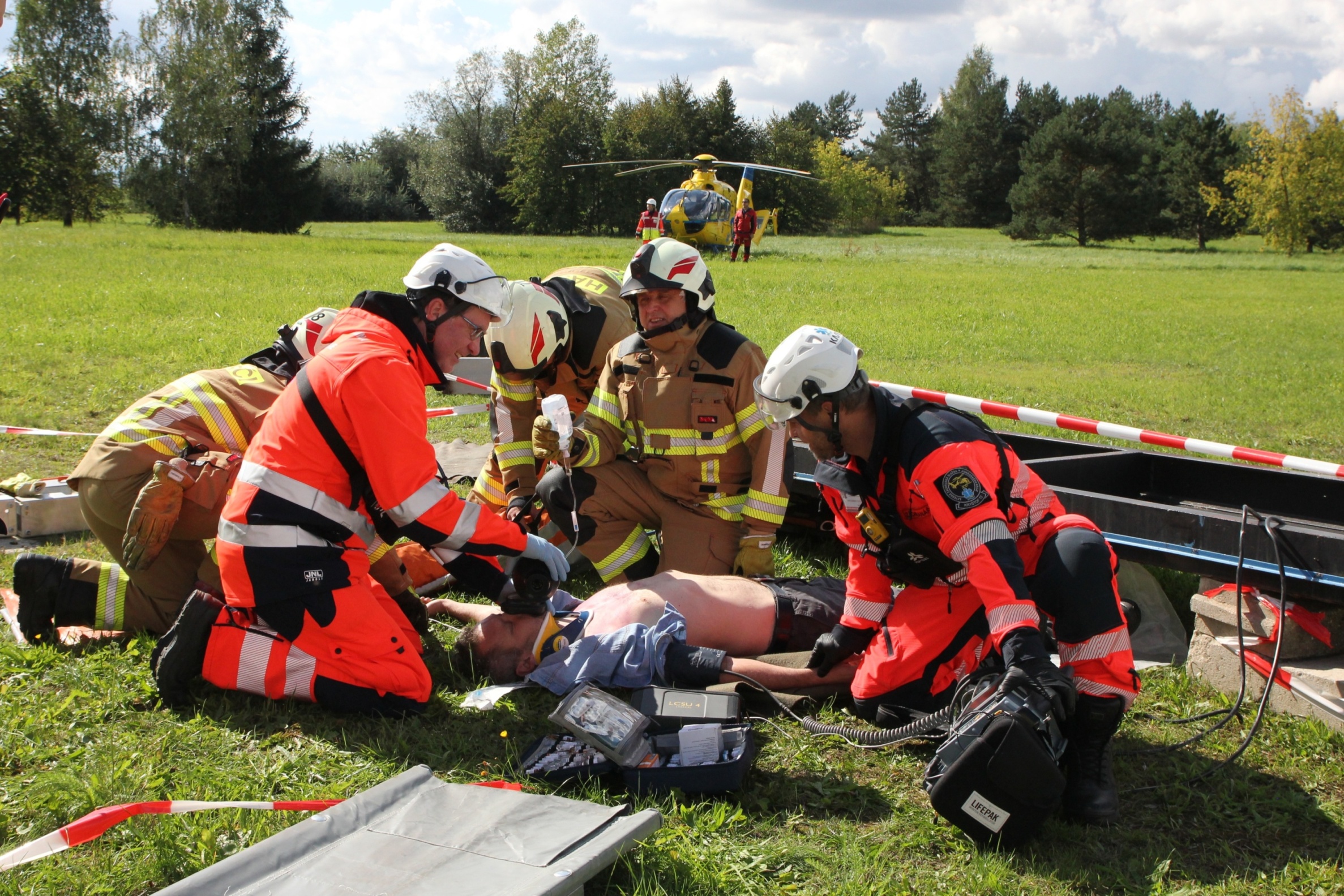 V Jaderné elektrárně Temelín cvičili reakci na pád dopravního letadla